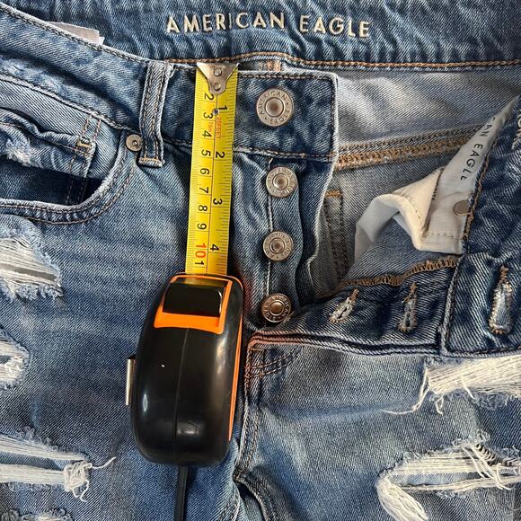 American Eagle Tomgirl Mid-Rise Jeans Women’s Size 2 Denim - Picture 10 of 13